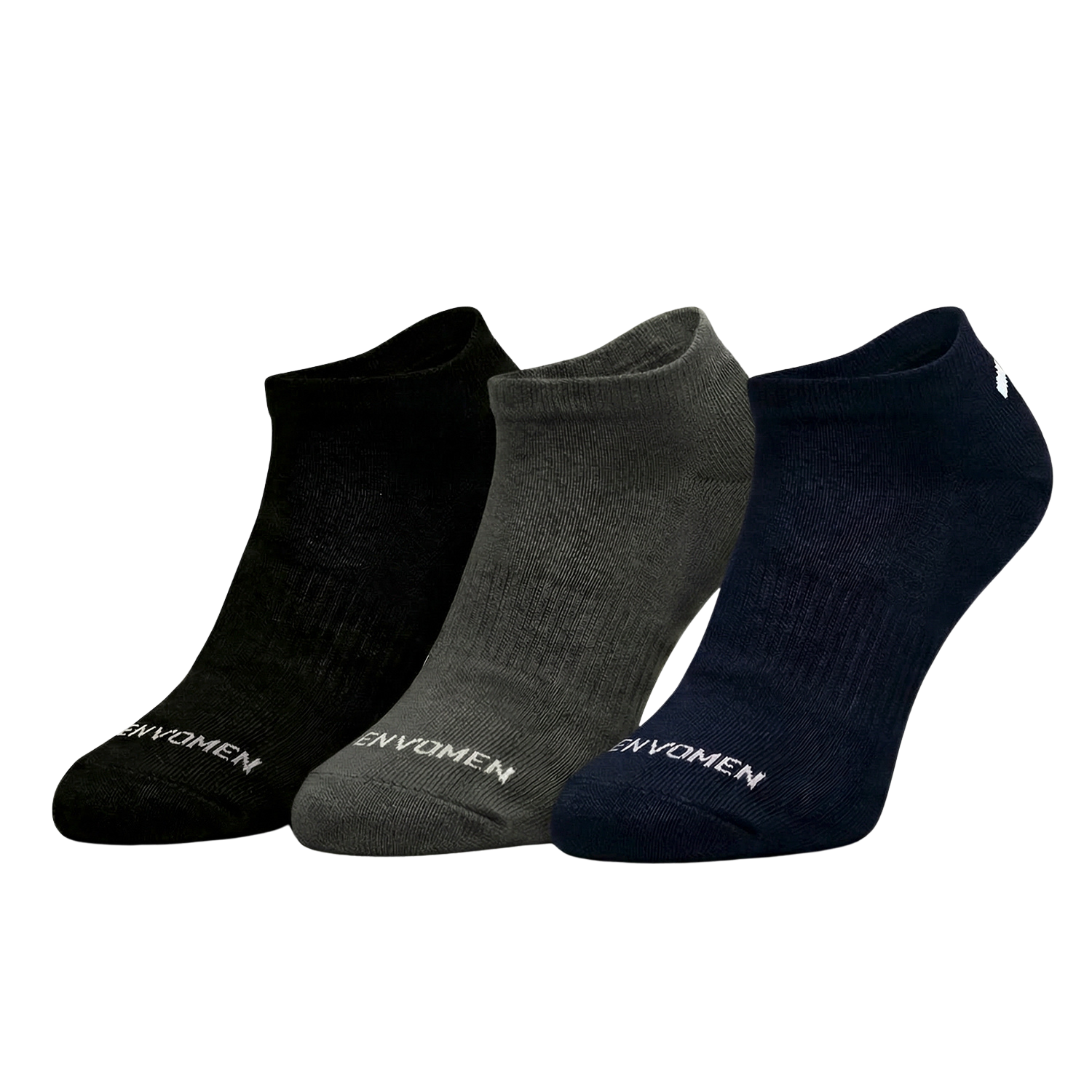 Envomen Sports Terry Socks – Black | Breathable | Cushioned Comfort