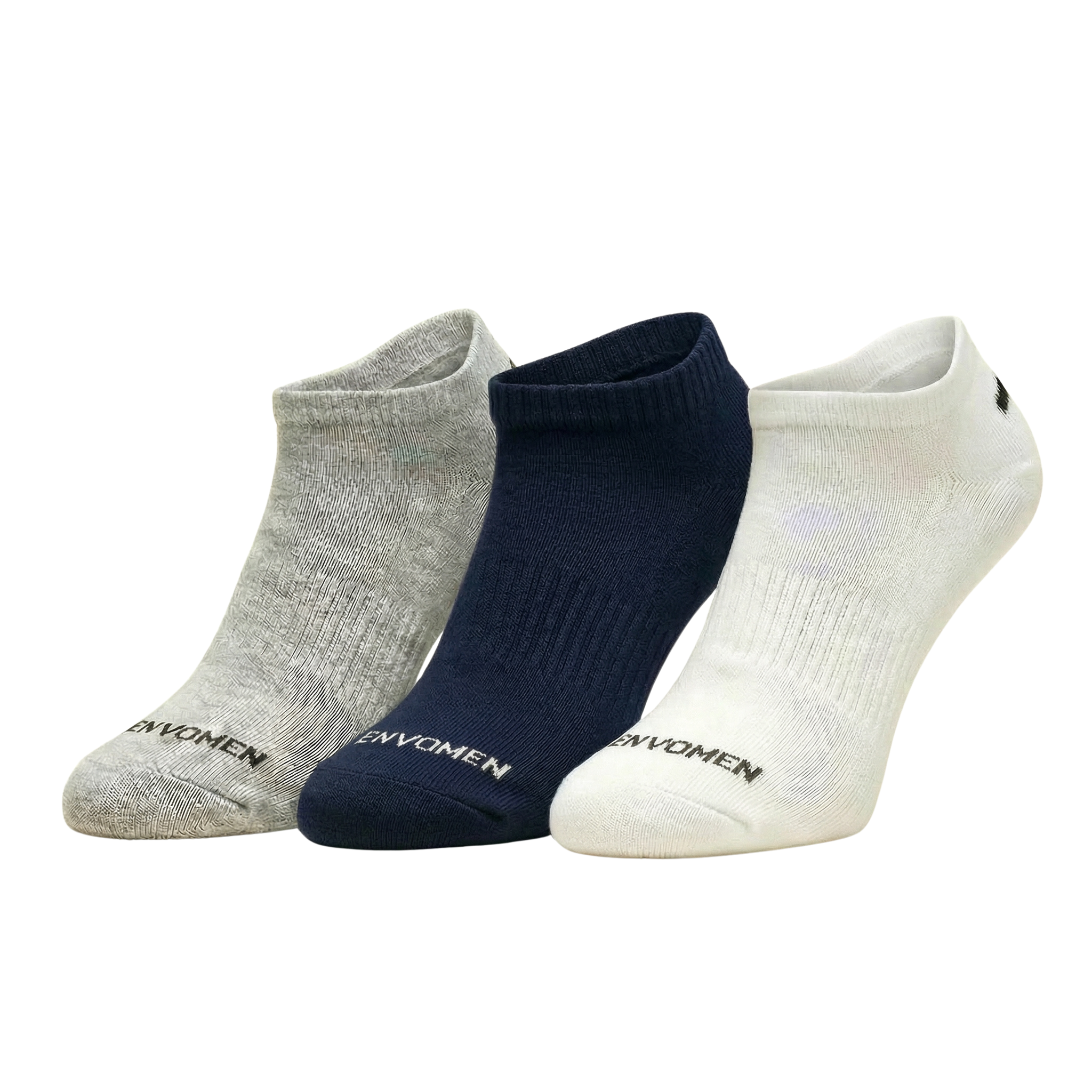 Envomen Sports Terry Socks – White | Breathable | Cushioned Comfort
